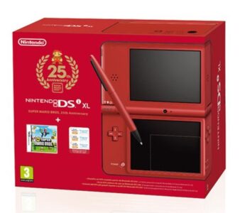 DSi XL – Rouge Mario 25th Anniversaire