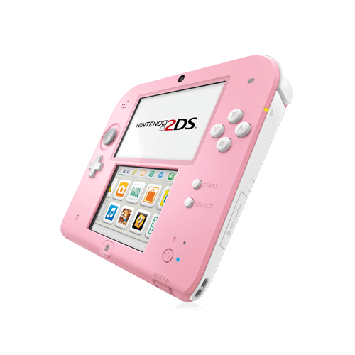 2DS Rose + Blanc
